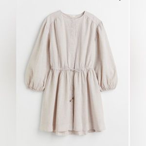 H&M Linen Blend Dress NWT